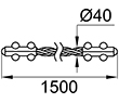 Схема К40-2х1500