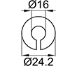 Схема DIN127-M16