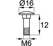 Схема DIN603A2-M6x12