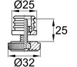 Схема D25М8П.D32x25