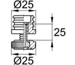 Схема D25М8.D25x25