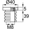 Схема ILTFA40x1,5 M8